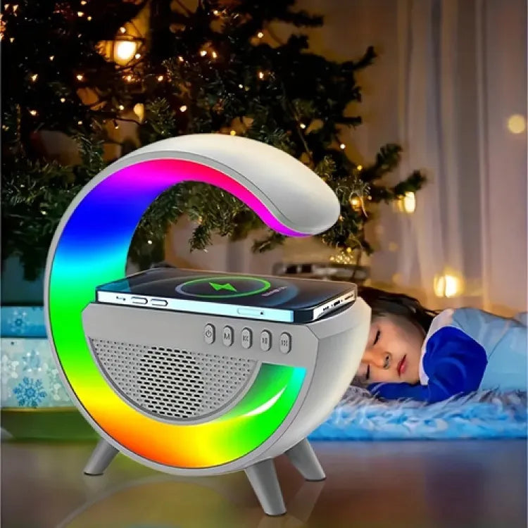 ✅ LED Wireless Charging Speaker