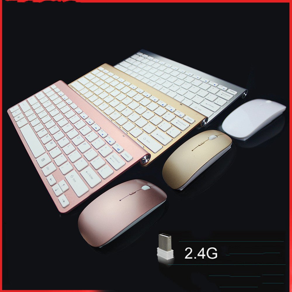 Direct 2.4G Wireless Keyboard And Mouse Set Mute