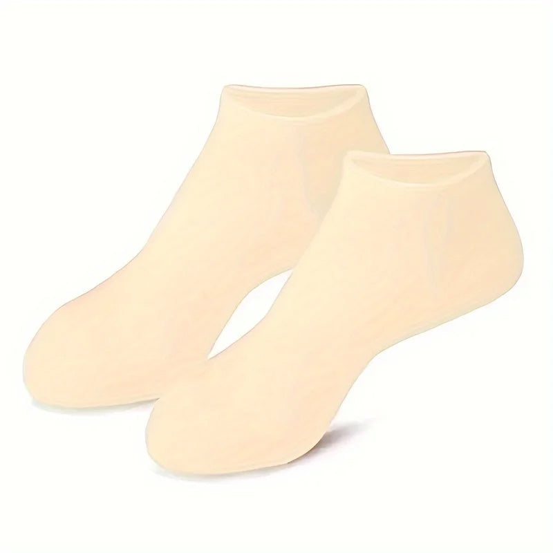 Silicone Moisturizing Foot Socks for Dry Cracked Feet Foot Care Socks Spa Pedicure Socks Massage Moisturizing Gel Socks