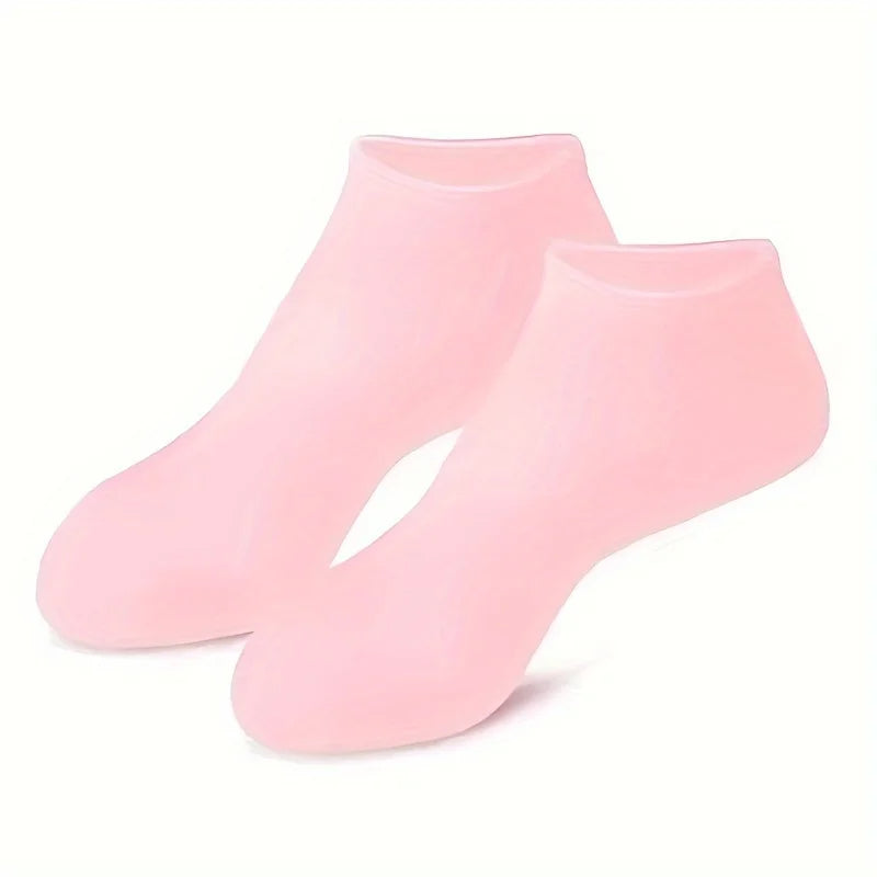 Silicone Moisturizing Foot Socks for Dry Cracked Feet Foot Care Socks Spa Pedicure Socks Massage Moisturizing Gel Socks