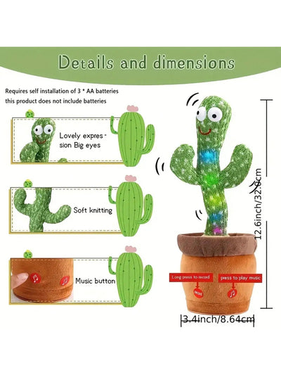 Dancing Talking Cactus Toys For Baby