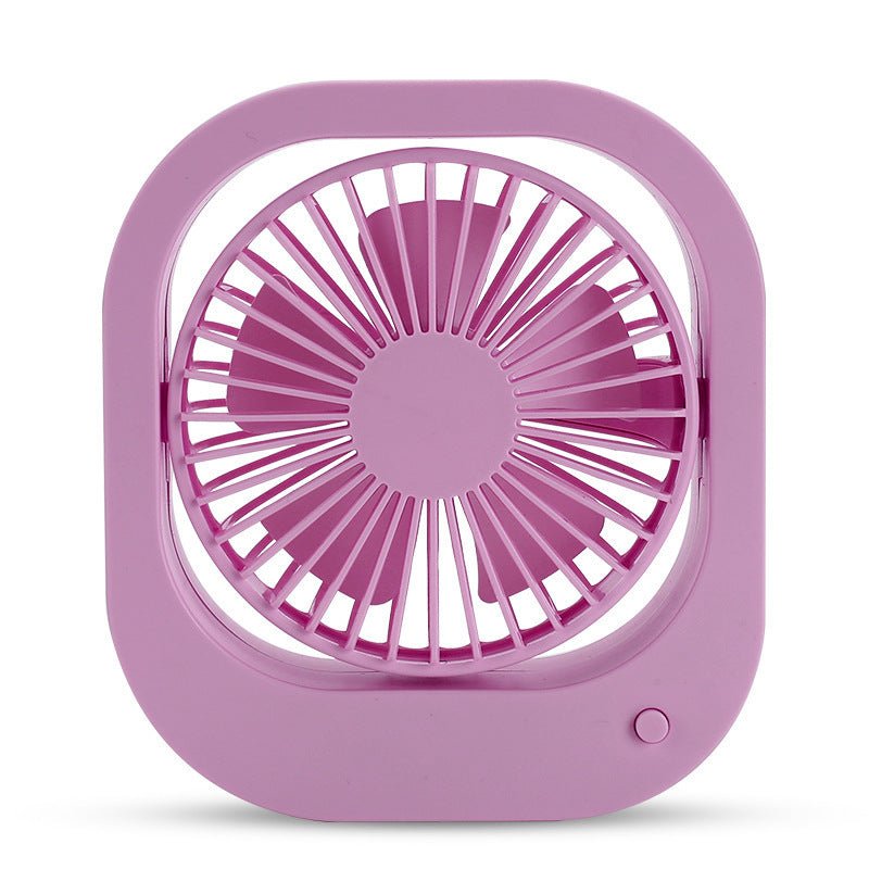 USB Desk Fan Portable Desktop Table Fan With 2 Speed 180 Rotation Adjustable Strong Wind Quiet Mini Fan For Office Household - Zambeel